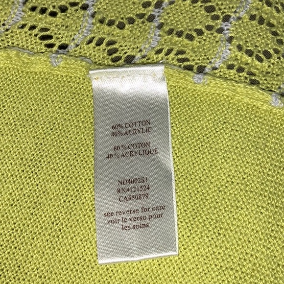 Nick & Me Mustard Open front cardigan Size M - Picture 5 of 5